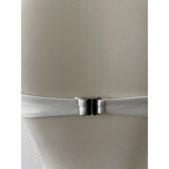 Meshki Swim Bikini Top Padded Logo Swimwear - Picture 6 of 7